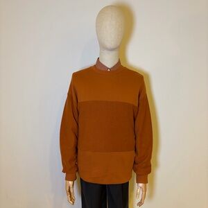 ASOS Men's Oversized Cotton Sweatshirt in Burnt Orange - Size M